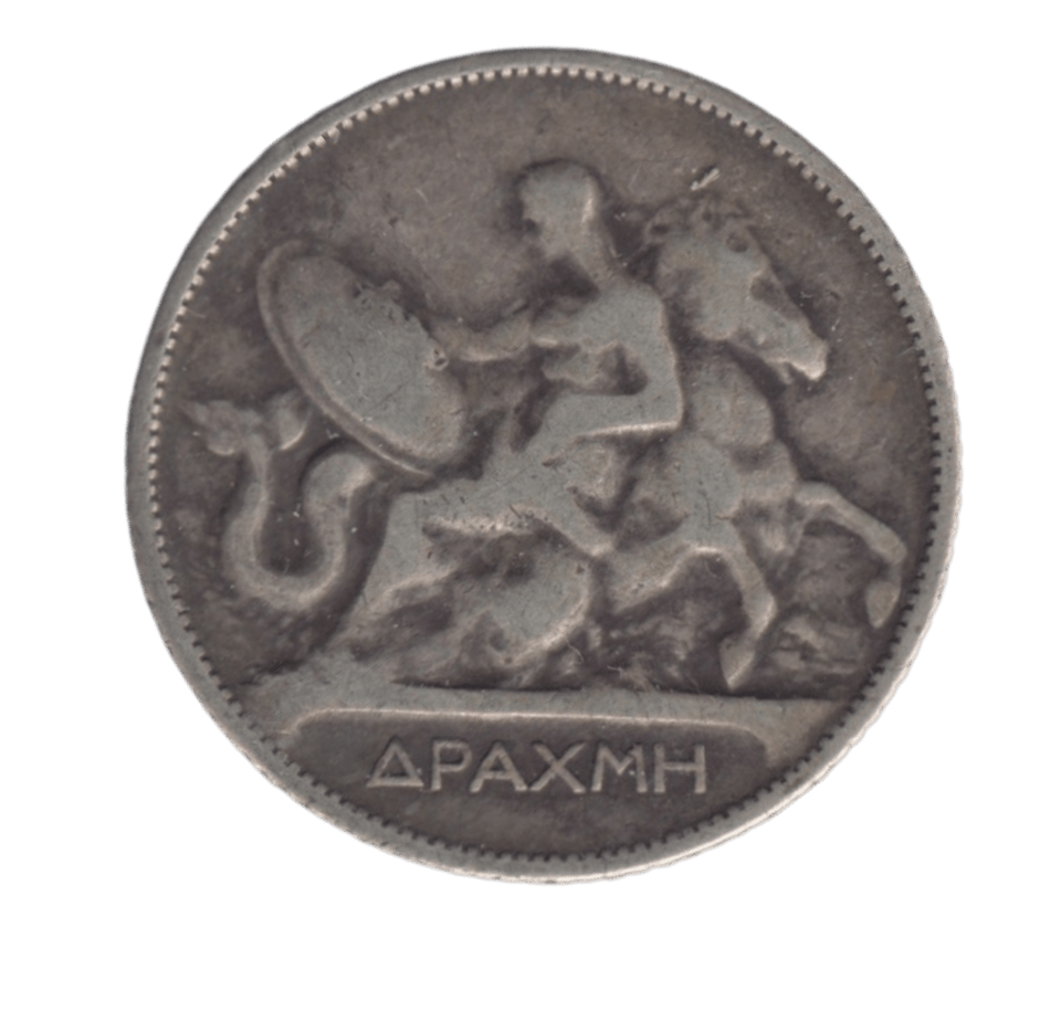 1910 SILVER DRACHMA GREECE - DRACHMA - Cambridgeshire Coins