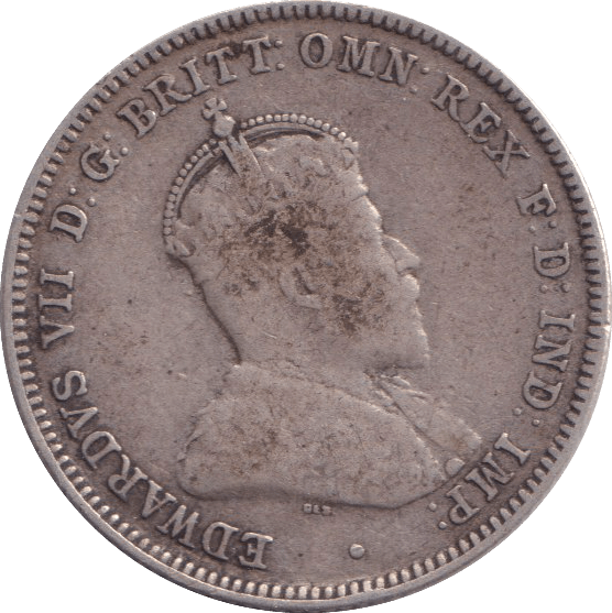 1910 SILVER SHILLING AUSTRALIA - SILVER WORLD COINS - Cambridgeshire Coins