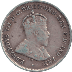 1910 SILVER SIXPENCE AUSTRALIA - SILVER WORLD COINS - Cambridgeshire Coins