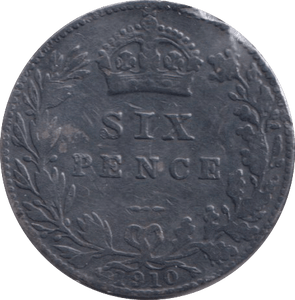 1910 SIXPENCE ( FINE ) - SIXPENCE - Cambridgeshire Coins