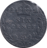 1910 SIXPENCE ( FINE ) - SIXPENCE - Cambridgeshire Coins