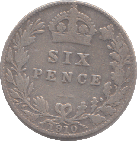 1910 SIXPENCE ( FINE ) - SIXPENCE - Cambridgeshire Coins