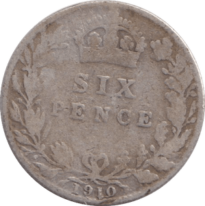 1910 SIXPENCE ( FINE ) - SIXPENCE - Cambridgeshire Coins