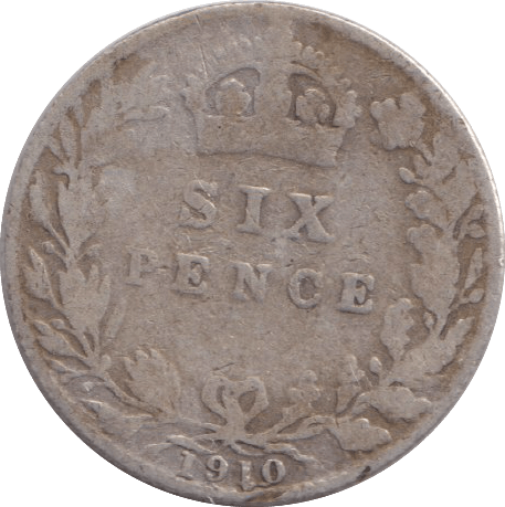 1910 SIXPENCE ( FINE ) - SIXPENCE - Cambridgeshire Coins