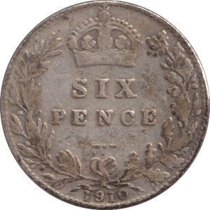 1910 SIXPENCE ( FINE ) - SIXPENCE - Cambridgeshire Coins