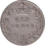 1910 SIXPENCE (FINE) - SIXPENCE - Cambridgeshire Coins