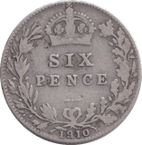 1910 SIXPENCE ( GF ) - SIXPENCE - Cambridgeshire Coins