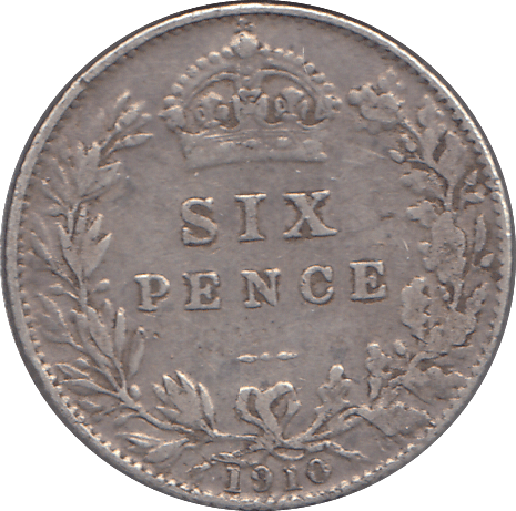 1910 SIXPENCE ( GF ) - SIXPENCE - Cambridgeshire Coins