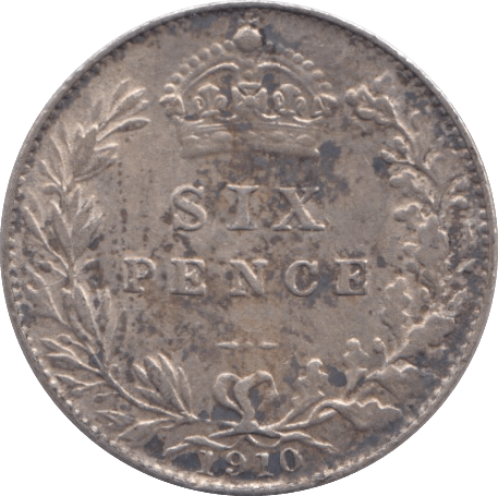 1910 SIXPENCE ( VF ) - Sixpence - Cambridgeshire Coins