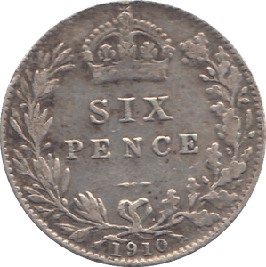 1910 SIXPENCE ( VF ) - WORLD COINS - Cambridgeshire Coins