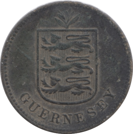 1911 1 DOUBLE GUERNSEY - WORLD COINS - Cambridgeshire Coins