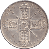 1911 FLORIN ( AUNC ) - FLORIN - Cambridgeshire Coins