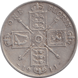 1911 FLORIN ( GF ) - FLORIN - Cambridgeshire Coins