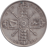 1911 FLORIN ( GF ) - FLORIN - Cambridgeshire Coins