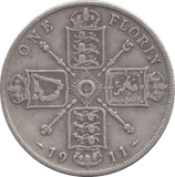 1911 FLORIN ( GF ) - FLORIN - Cambridgeshire Coins