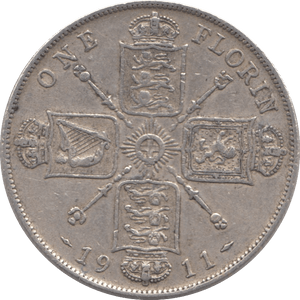 1911 FLORIN ( GF ) - FLORIN - Cambridgeshire Coins