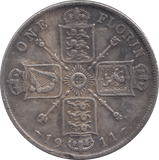 1911 FLORIN ( GVF ) - FLORIN - Cambridgeshire Coins