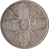 1911 FLORIN ( GVF ) - FLORIN - Cambridgeshire Coins