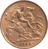 1911 GOLD HALF SOVEREIGN ( EF ) - HALF SOVEREIGN - Cambridgeshire Coins
