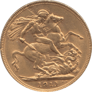 1911 GOLD SOVEREIGN ( AUNC ) 3 - SOVEREIGN - Cambridgeshire Coins
