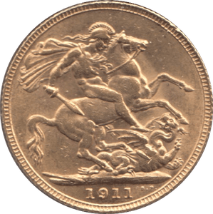 1911 GOLD SOVEREIGN ( AUNC ) - Sovereign - Cambridgeshire Coins