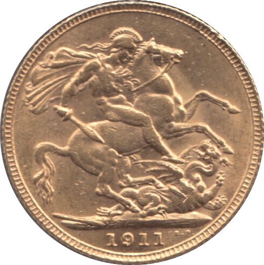 1911 GOLD SOVEREIGN ( AUNC ) - Sovereign - Cambridgeshire Coins