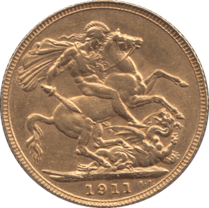 1911 GOLD SOVEREIGN ( AUNC ) - Sovereign - Cambridgeshire Coins
