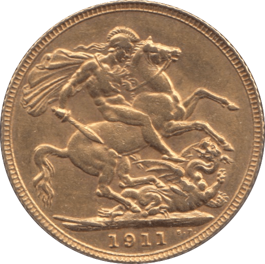 1911 GOLD SOVEREIGN ( AUNC ) - Sovereign - Cambridgeshire Coins