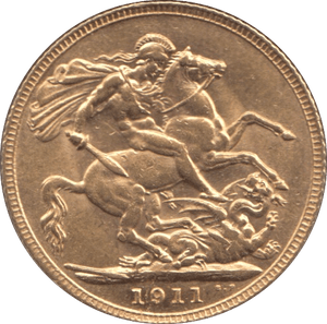 1911 GOLD SOVEREIGN ( AUNC ) - Sovereign - Cambridgeshire Coins