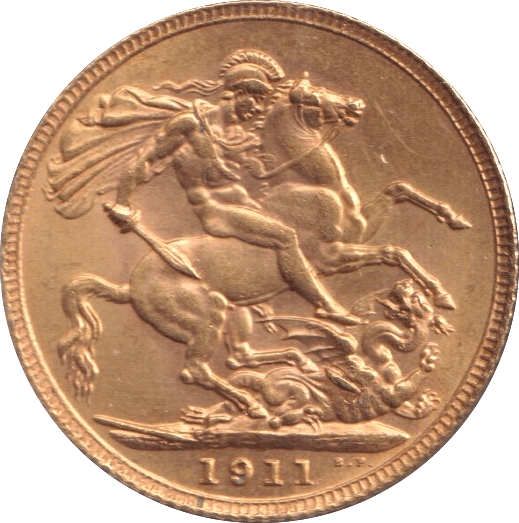 1911 GOLD SOVEREIGN ( AUNC ) - SOVEREIGN - Cambridgeshire Coins