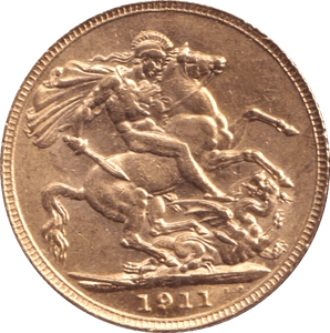 1911 GOLD SOVEREIGN ( AUNC ) - SOVEREIGN - Cambridgeshire Coins