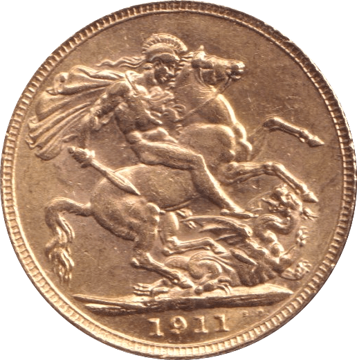 1911 GOLD SOVEREIGN ( AUNC ) - SOVEREIGN - Cambridgeshire Coins
