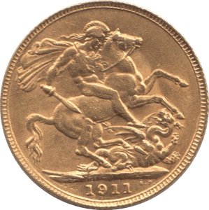 1911 GOLD SOVEREIGN ( EF ) - SOVEREIGN - Cambridgeshire Coins