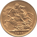 1911 GOLD SOVEREIGN ( EF ) - SOVEREIGN - Cambridgeshire Coins