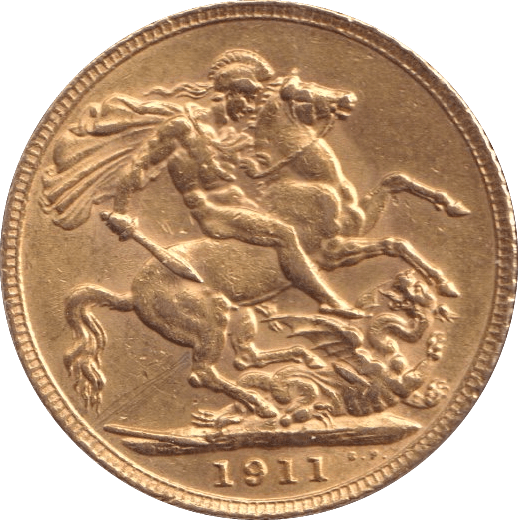 1911 GOLD SOVEREIGN ( EF ) - SOVEREIGN - Cambridgeshire Coins