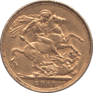 1911 GOLD SOVEREIGN ( GVF ) 2 - SOVEREIGN - Cambridgeshire Coins