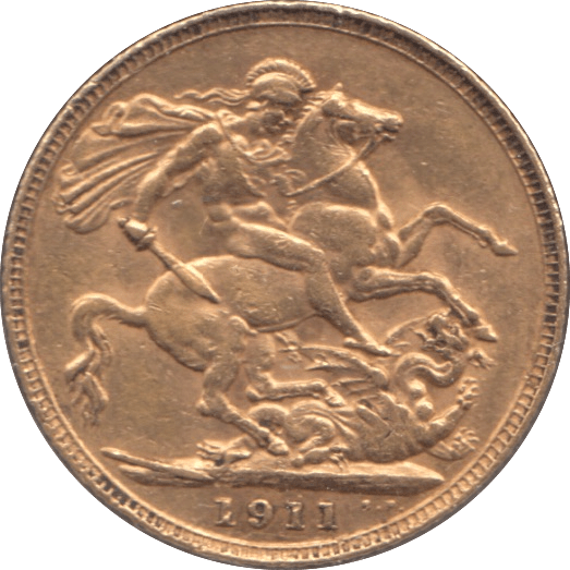 1911 GOLD SOVEREIGN ( GVF ) 2 - SOVEREIGN - Cambridgeshire Coins