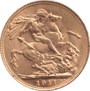1911 GOLD SOVEREIGN ( UNC ) - SOVEREIGN - Cambridgeshire Coins