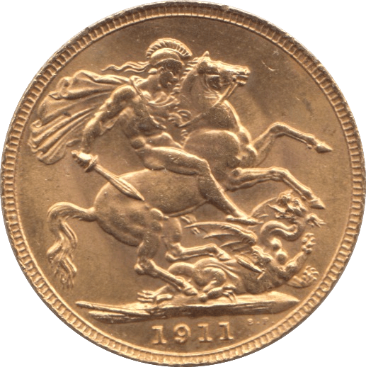 1911 GOLD SOVEREIGN ( UNC ) - SOVEREIGN - Cambridgeshire Coins