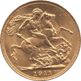 1911 GOLD SOVEREIGN ( UNC ) - SOVEREIGN - Cambridgeshire Coins