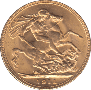 1911 GOLD SOVEREIGN ( UNC ) - SOVEREIGN - Cambridgeshire Coins
