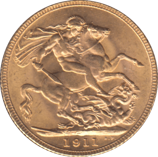 1911 GOLD SOVEREIGN ( UNC ) - SOVEREIGN - Cambridgeshire Coins