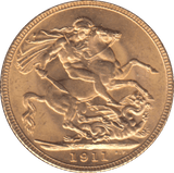 1911 GOLD SOVEREIGN ( UNC ) - SOVEREIGN - Cambridgeshire Coins