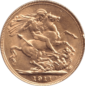 1911 GOLD SOVEREIGN ( UNC ) - SOVEREIGN - Cambridgeshire Coins