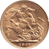 1911 GOLD SOVEREIGN ( UNC ) - SOVEREIGN - Cambridgeshire Coins