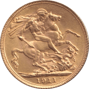 1911 GOLD SOVEREIGN ( UNC ) - SOVEREIGN - Cambridgeshire Coins