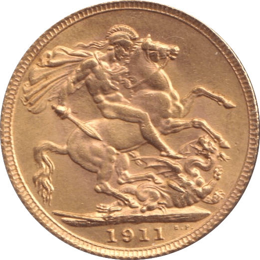 1911 GOLD SOVEREIGN ( UNC ) - SOVEREIGN - Cambridgeshire Coins