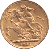 1911 GOLD SOVEREIGN ( UNC ) - SOVEREIGN - Cambridgeshire Coins