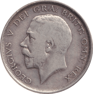 1911 HALF CROWN ( VF ) - HALF FARTHING - Cambridgeshire Coins