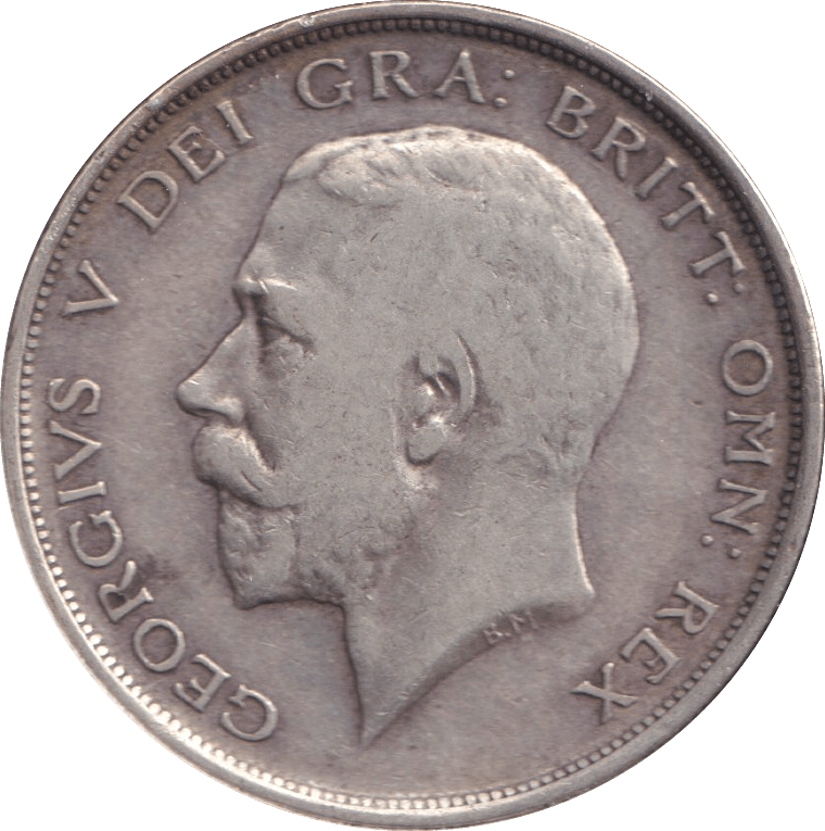 1911 HALF CROWN ( VF ) - HALF FARTHING - Cambridgeshire Coins